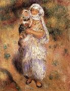 Pierre-Auguste Renoir Algerierin mit Kind France oil painting artist